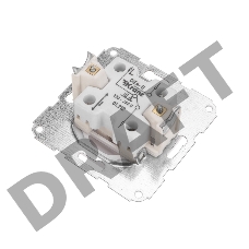 DEA Переключатель 1кл прох. с/у 10А мех. Бел KRANZ 