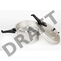 Скороварка Чудо-55-0, 5,5 л., алюмин., с пароваркой, оксидированным покрытием,  г. Челябинск, серия 