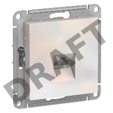 Механизм розетки компьютерной ATLAS DESIGN RJ45 жемчуг SchE ATN000483