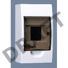 Корпус пластиковый навес. 4мод. IP41 ЩРН-П-4 DEKraft 31008DEK