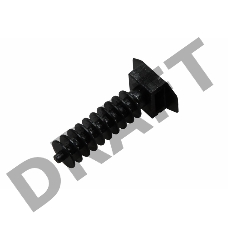 Дюбель под стяжку REXANT (база), d=10 х 40 мм, черный, упаковка 100 шт.