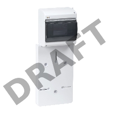 Панель для установки счетчика с боксом 1-ф. ИЭК MPP10-1