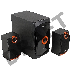 Колонки Dialog Progressive AP-200 BLACK { 2.1, 30W+2*15W RMS, USB+SD reader }