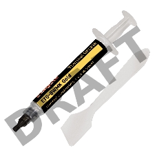 Термопаста ExeGate ETG-9WMK Gold, шприц с лопаткой, 2г