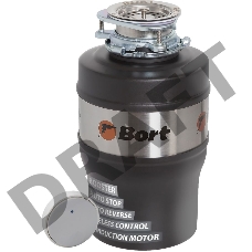 Измельчитель пищевых отходов Bort Alligator Max, 560 Вт., объём 1 600 мл., ПДУ