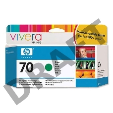 Картридж струйный HP №70 C9457A зеленый для HP DJ Z2100/Z3100 (130мл)