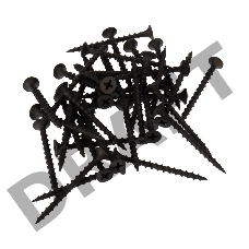 Саморез гипсокартон-дерево 3,5х45, пакет (500 шт/уп) KRANZ