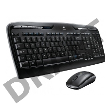 Клавиатура + мышь Logitech MK330 клав:черный мышь:черный USB беспроводная Multimedia