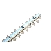 Электрический кусторез Makita UH4861 Кусторез,400Вт,нож-48см,рез-18мм,3.0кг,кор