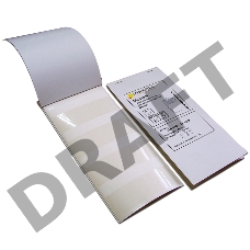 Маркер самоламинирующийся, блокнот, 30х30, диам.49мм, 30 шт