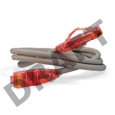 Патч-корд Hyperline U/­UTP, Cat.5e, LSZH, 3 м, серый 