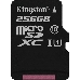 Флеш карта microSDHC 256GB microSDXC Class10 Kingston <SDCS2/256GB> UHS-I Canvas Select up to 100MB/s с адапт.