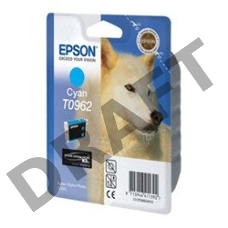 Картридж струйный Epson T096240 C13T09624010 голубой для Epson St R2880 (11мл)