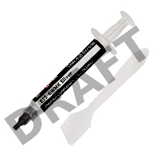 Термопаста ExeGate ETS-6WMK Silver, шприц с лопаткой, 2г