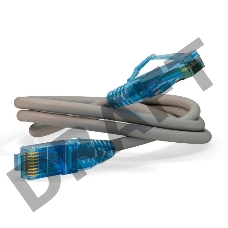 Патч-корд U/UTP, Cat.6, LSZH, 1.5 м, серый