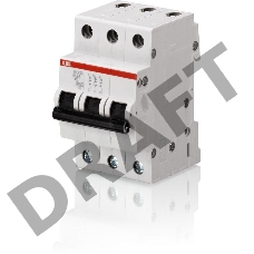 Выключатель автоматический модульный 3п C 6А 4.5кА SH203L ABB 2CDS243001R0064