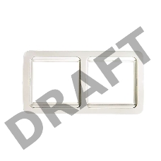 Рамка 2-м CLASSICO 2302H бел. ASD / IN HOME 4680005959938