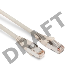 Патч-корд Hyperline F/UTP, экранированный, Cat.6, LSZH, 1.5 м, серый PC-LPM-STP-RJ45-RJ45-C6-1.5M-LSZH-GY