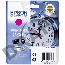 Картридж струйный Epson 27XL T2713 (C13T27134022/C13T27134020) пурпурный, 10.4 мл (1100 стр.), для WF7110/7610/7620