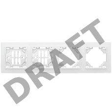 Рамка 4-м Минск горизонтальная бел. Basic EKF ERM-G-304-10
