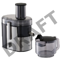 Соковыжималка центробежная Panasonic MJ-DJ01STQ 800Вт рез.сок.:1500мл. серебристый/черный