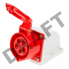 Розетка 115 стационарная 3Р+РЕ+N 16А 380В IP44 REXANT