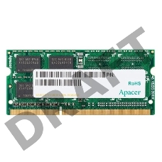 Модуль памяти Apacer SO-DIMM DDR3 4GB 1600MHz (PC3-12800) (Retail) (AS04GFA60CATBGC/DS.04G2K.KAM)