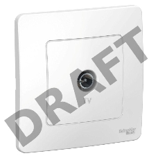 Коннектор TV СП BLANCA бел. SchE BLNTS000011