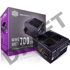 Блок питания Cooler Master MWE White, 700W, ATX, 120mm, 6xSATA, 4xPCI-E(6+2), APFC, 80+ White MPE-7001-ACABW-EU