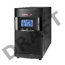 Источник бесперебойного питания CROWN On-Line CMUOA-350-2K EURO 2000VA/1800W, корпус металл, TOWER, АКБ 6*12V/7AH, PF-0.9, AVR 110-300V, порт RJ-11/45+USB/RS-232, EPO, розетки 4*EURO, входной кабель 2 м, вентилятор охлаждения, автомат, слот для SNMP, порт
