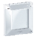  Рамка влагозащитная, с откидной крышкой.  Белая. 1-постовая Valena LIFE IP.