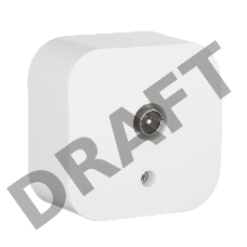 Розетка Quteo  TV БЕЛ Quteo Розетка TV БЕЛ