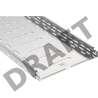 Лоток листовой перфорированный 300х50 L3000 сталь 0.8мм ИЭК CLP10-050-300-3