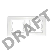 Рамка 2-м Бриллиант горизонт. бел. UNIVersal 7947465