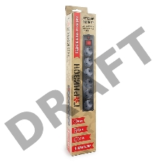 Сетевые фильтры Gembird Сетевой фильтр Гарнизон EHB-0 0,5 м 6 розеток черный для UPS