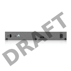 Коммутатор Zyxel GS1350-6HP, 4xGE PoE+, 1xGE PoE++ (802.3bt), 1xSFP, бюджет PoE 60 Вт, дальность передачи питания до 250 м, автоперезагрузка PoE-портов, повышенная защита от перенапряжений и электростатических р