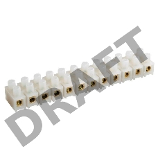 Зажим винтовой ЗВИ-5 н/г 1.5-4кв.мм 12пар ИЭК UZV4-005-04