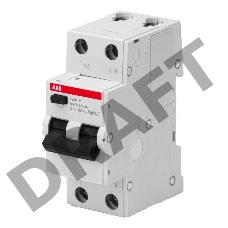 Автоматический выключатель дифференциального тока ABB 2CSR645041R1164 1P+N, 16А, C, 4.5kA,30мА, AC, BMR415C16