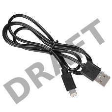 Кабель Buro BHP LIGHTNING 0.8 Lightning (m) USB A(m) 0.8м черный