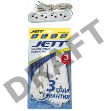 Удлинитель ДЖЕТТ РС-4 без з/м, 4р*3м ( провод ШВВП ) (50) 155-083   