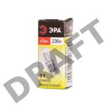Лампа галогенная ЭРА G9-JCD-60-230V-Cl  (100/1000/30000)