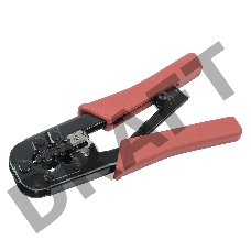 Инструмент обжим ITK TM1-B11H  для RJ-45,12,11 с  x рап. ме x . сине-оранж