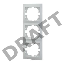 Рамка 3-м Мира верт. бел. Lezard 701-0200-153