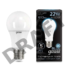 Лампа светодиодная A70 22Вт 4100К E27 Gauss 102502222