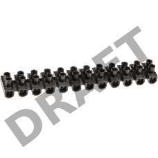 Колодка клеммная 4х12кв.мм 12пар NTB-UPP-S12-15/BL полипропилен черн. Navigator 71014