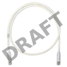 Патч-корд Panduit NK6PC3MY вилка RJ-45-вилка RJ-45 кат.6 3м белый