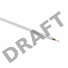 Кабель Rexant (01-5001) Кабель телефонный 2 жилы, 100 м., белый, (ШТЛП-2) 