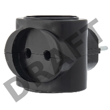 Тройник электрический биметалл 220 В 6 А черный REXANT