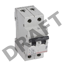 Автоматический модульный выключатель Legrand 2п C 40А 4.5кА RX3 Leg 419701 1199883