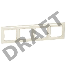 Рамка 4-м Valena горизонт. сл. кость (DIY-упак.) Leg 695634